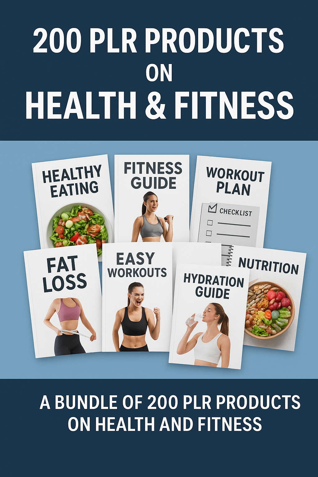 Ultimate Health & Fitness PLR Mega Bundle – 200 Done-For-You Products